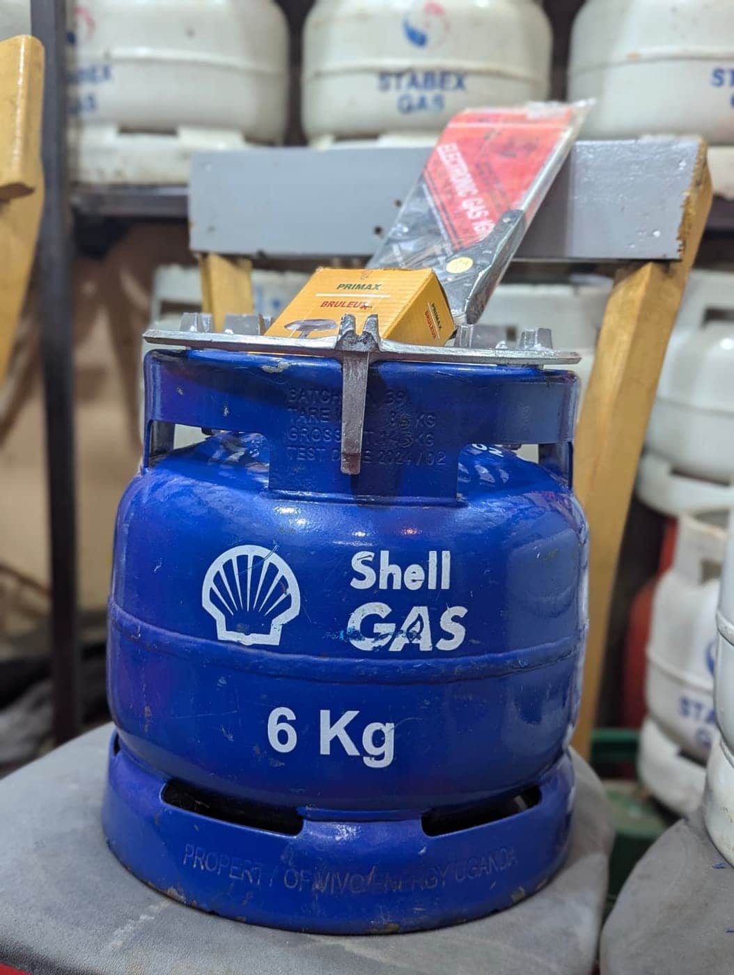Shell gas 6kg Fullkit